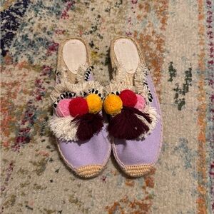 Colorful Espadrille Slip-On Shoes